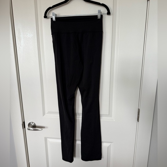 Black Women's Flared Leggings - Picture 3 of 3